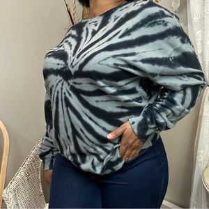 Mono B Swirl Tie Dye Sweater